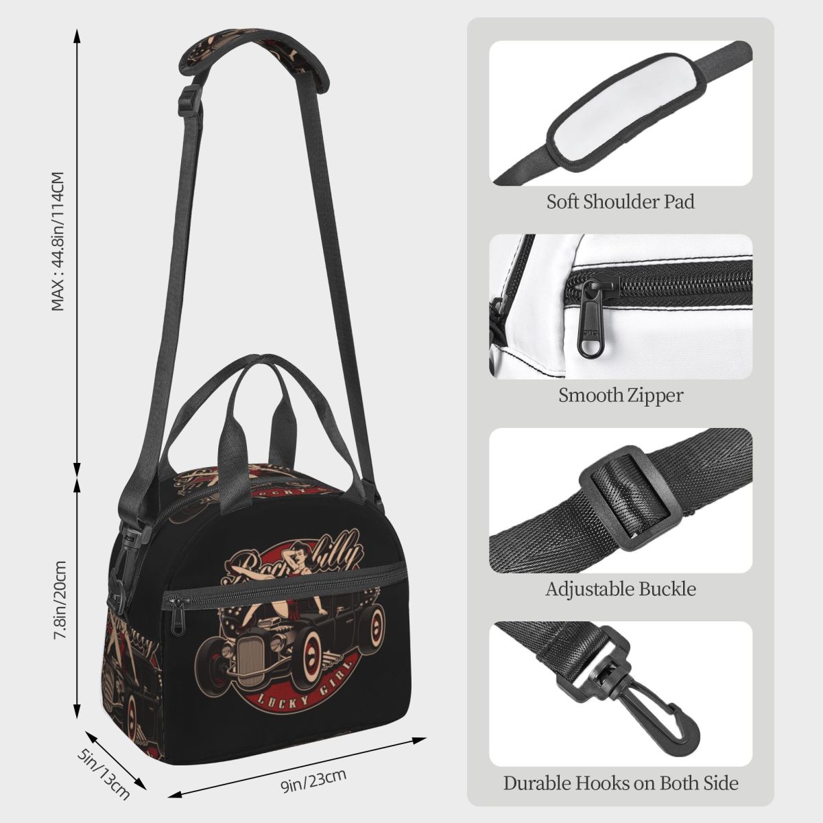 Rockabilly Hot Rod Pin Up Insu - Food Storage Hot Box ulasan dan harga