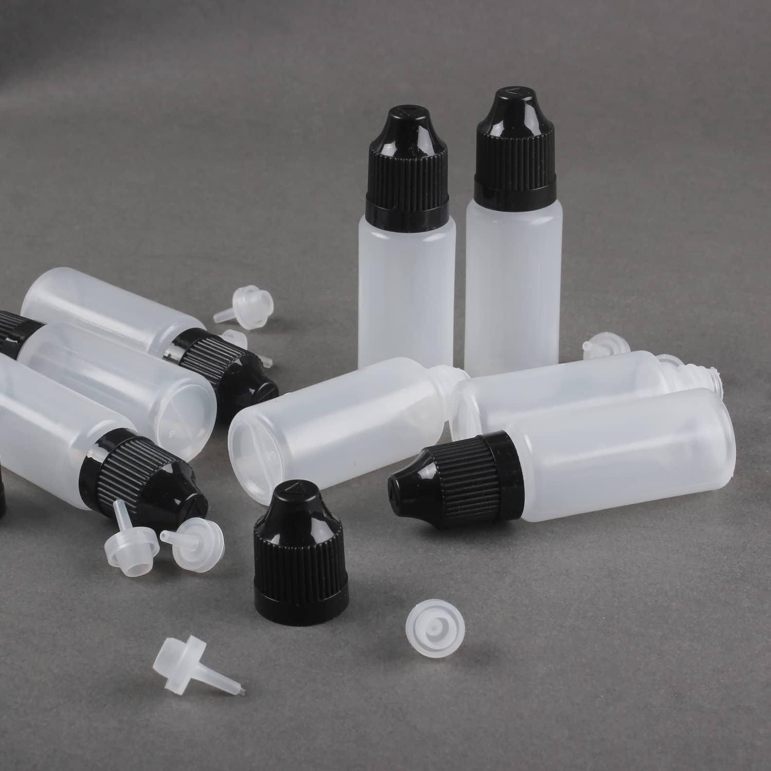 10Pcs  LDPE 15ml Thin Tip Drop - Condiment Squeeze Bottle ulasan dan harga