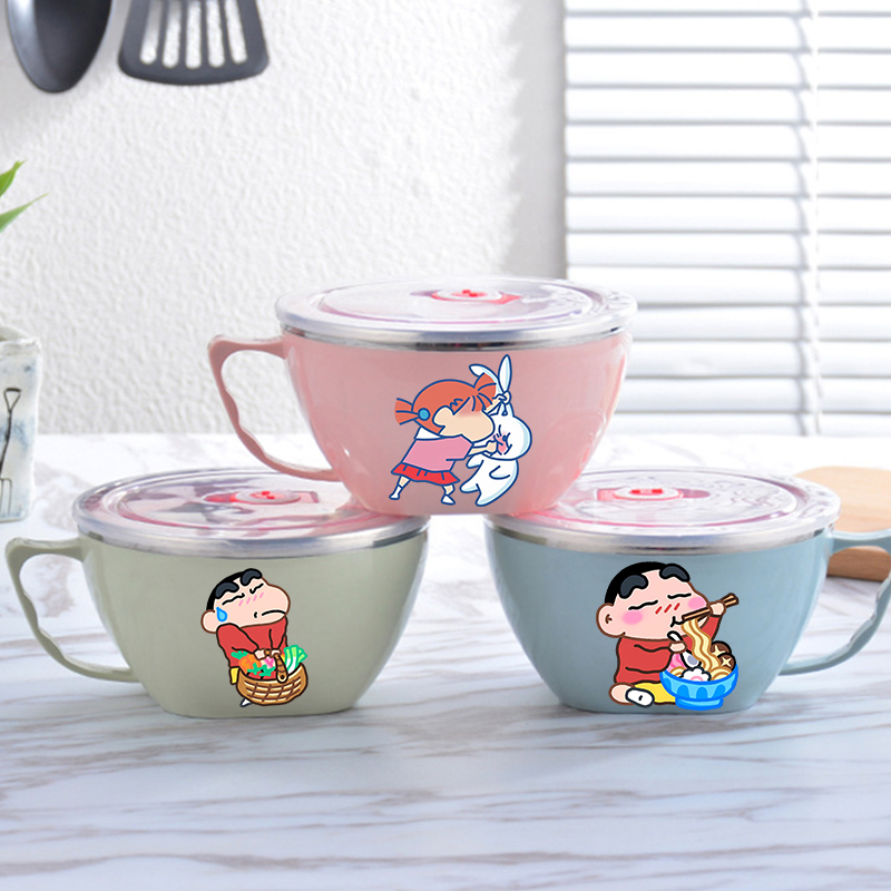 Crayon Shin-chan Noodle Bowl L - Food Storage Room ulasan dan harga