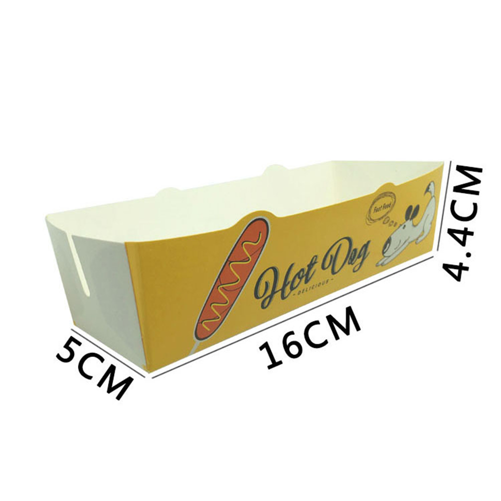 50 Pcs Hot Dog Box Food Servin - Food Storage Hot Box ulasan dan harga