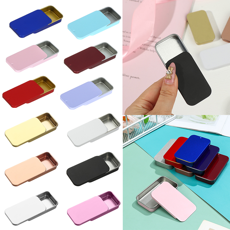 Tinplate Box Slide Lid Push Pu - Food Storage Drawers ulasan dan harga