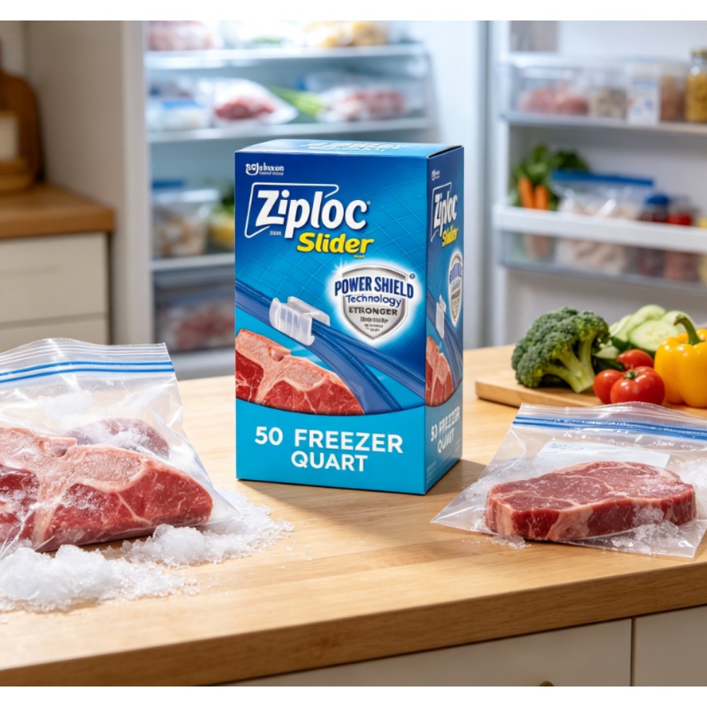 Ziploc Brand Slider Freezer Ba - Food Storage Ziploc ulasan dan harga