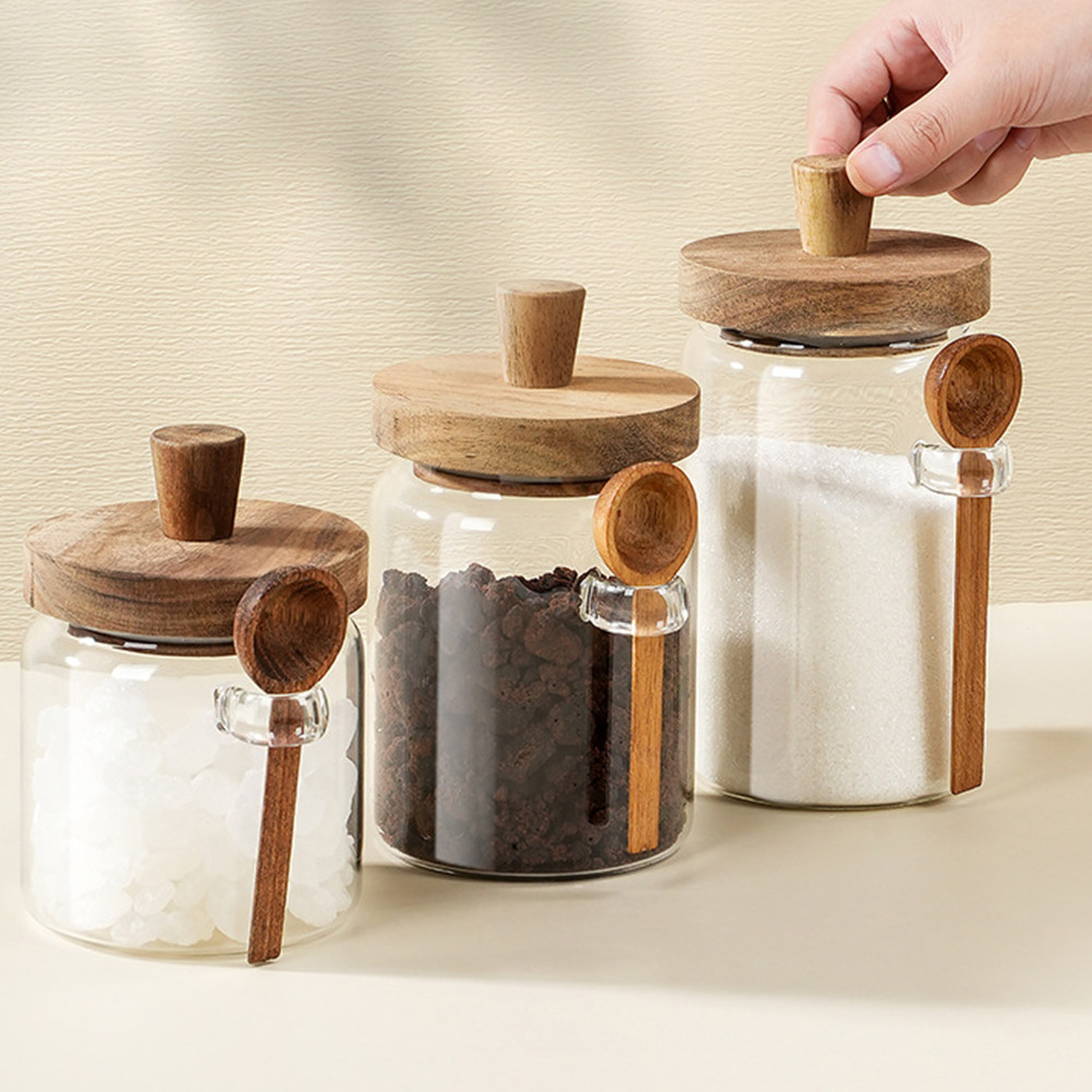 Transparent Glass Food Storage - Food Storage Jars Airtight ulasan dan harga