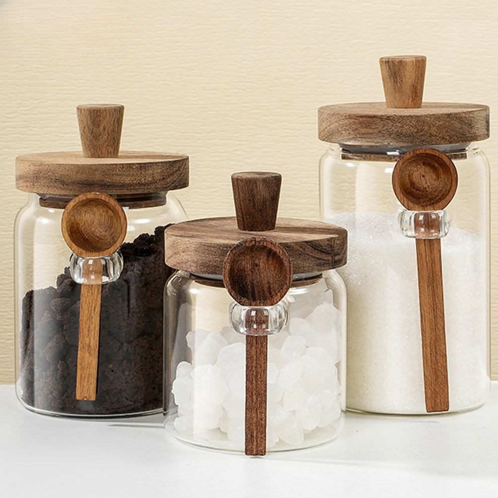 Transparent Glass Food Storage - Food Storage Jars Airtight ulasan dan harga
