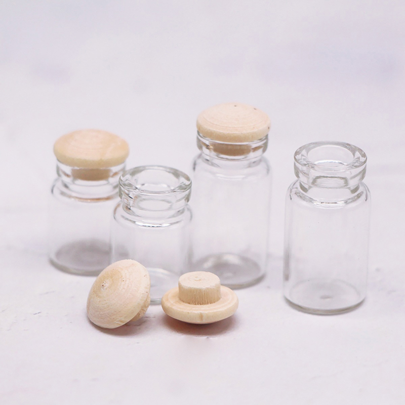 4Pcs 1:12 Dollhouse Miniature  - Food Storage Jars With Lids ulasan dan harga