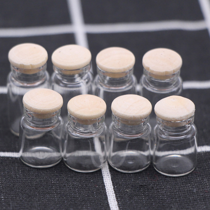 4Pcs 1:12 Dollhouse Miniature  - Food Storage Jars With Lids ulasan dan harga