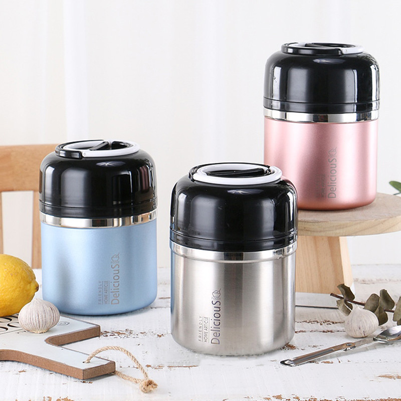 Lunch Box Stainless Steel Ther - Food Storage Long Term ulasan dan harga