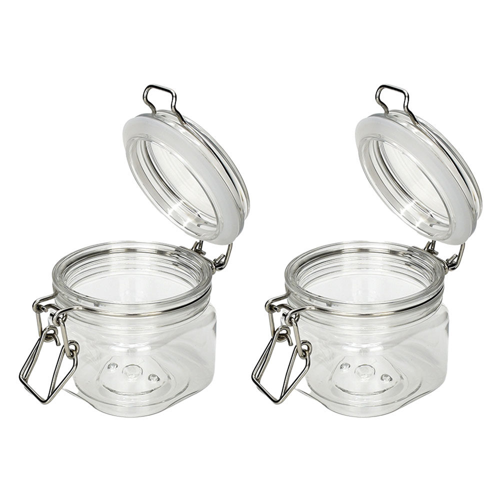 2Pcs Sealed Storage Jars Trans - Food Storage Jars Plastic ulasan dan harga