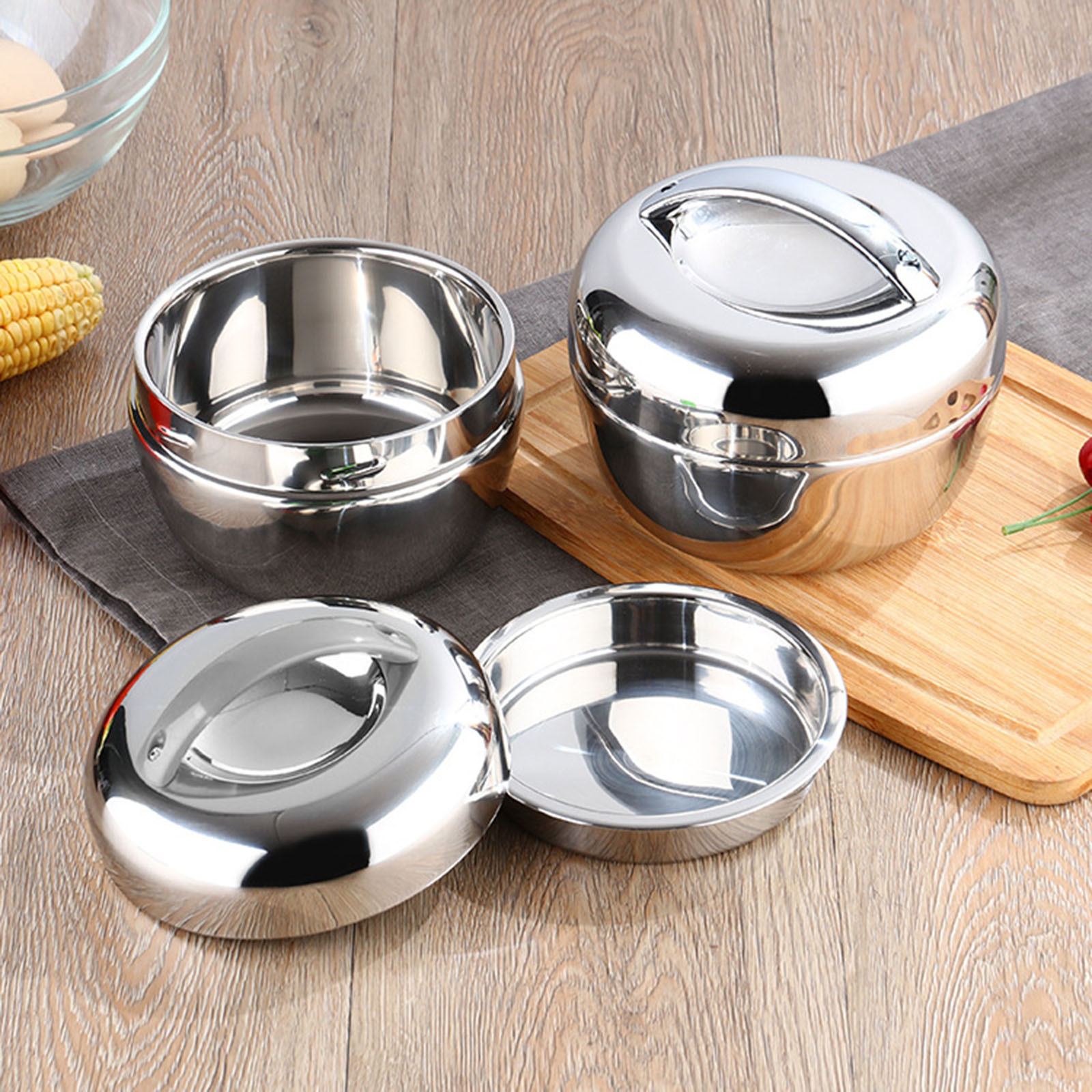 Stainless Steel Insulated Ther - Food Storage Hot ulasan dan harga