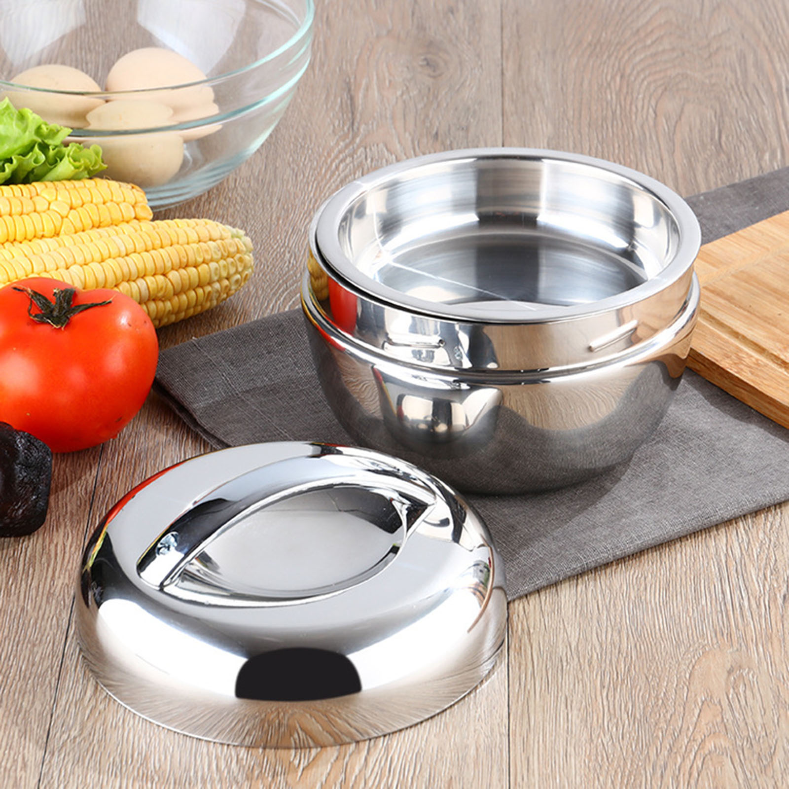 Stainless Steel Insulated Ther - Food Storage Hot ulasan dan harga