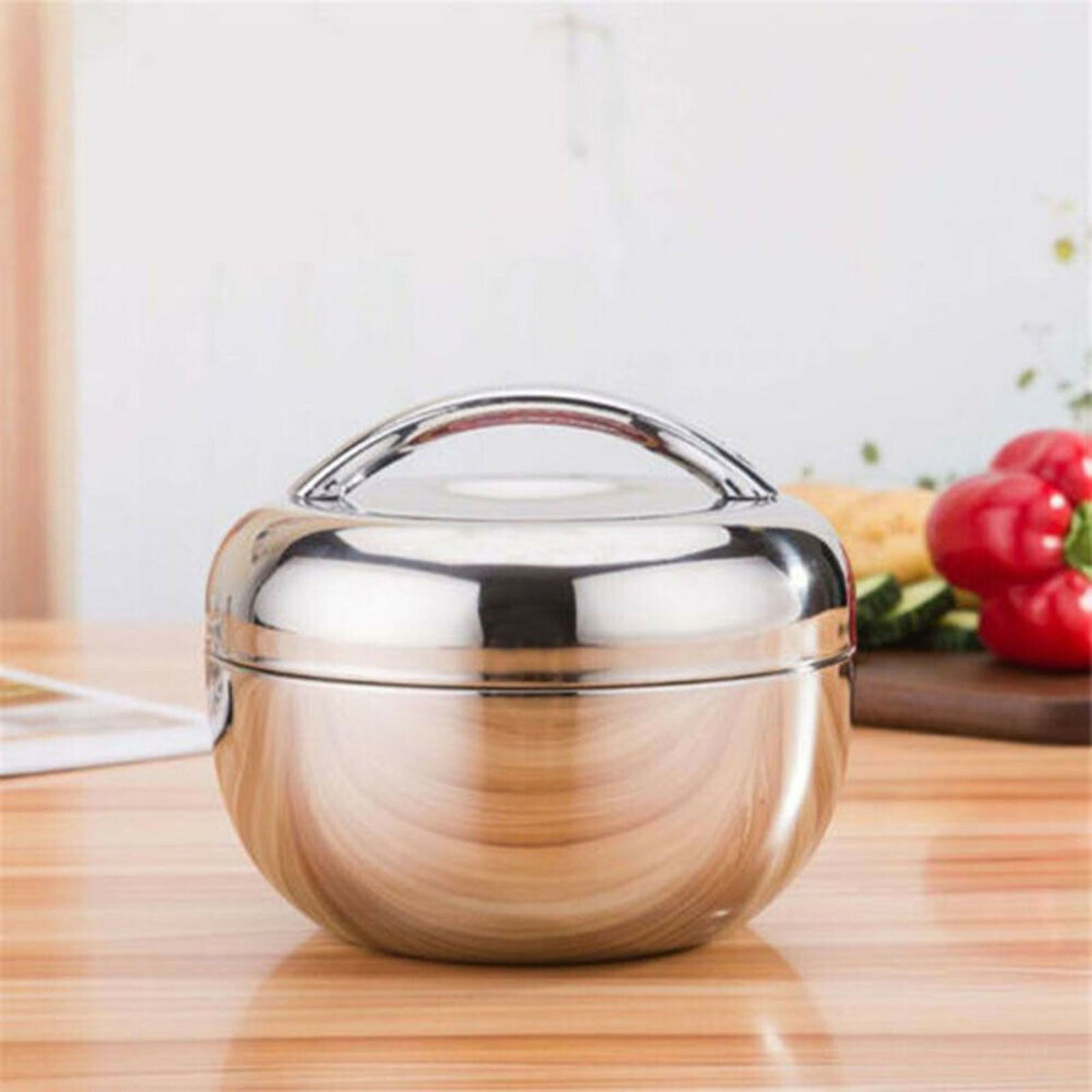 Stainless Steel Insulated Ther - Food Storage Hot ulasan dan harga