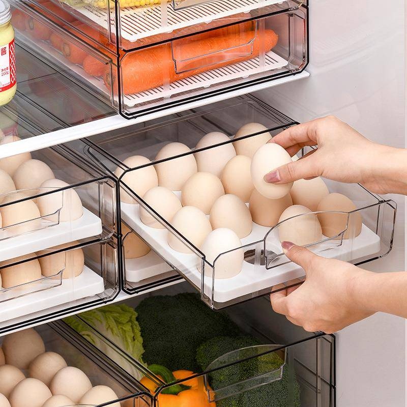 Kitchen Refrigerator Food Stor - Food Storage Eggs ulasan dan harga