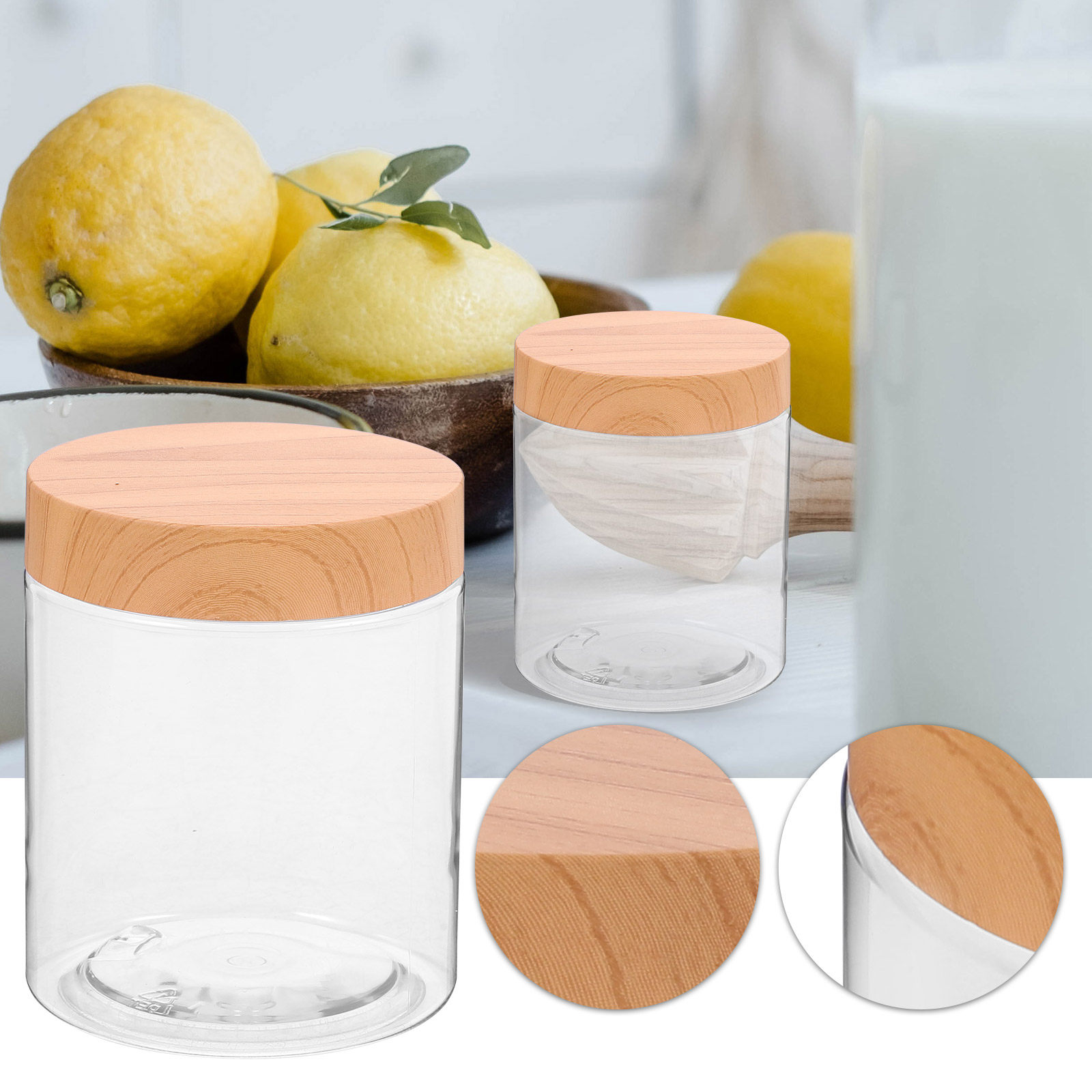 6Pcs Kitchen Storage Container - Food Storage Jars Airtight ulasan dan harga