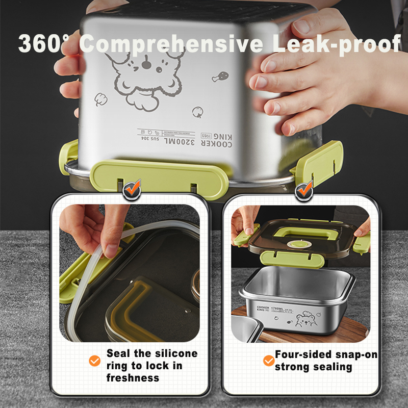 COOKER KING 420ml-6200ml Large - Food Storage Large ulasan dan harga