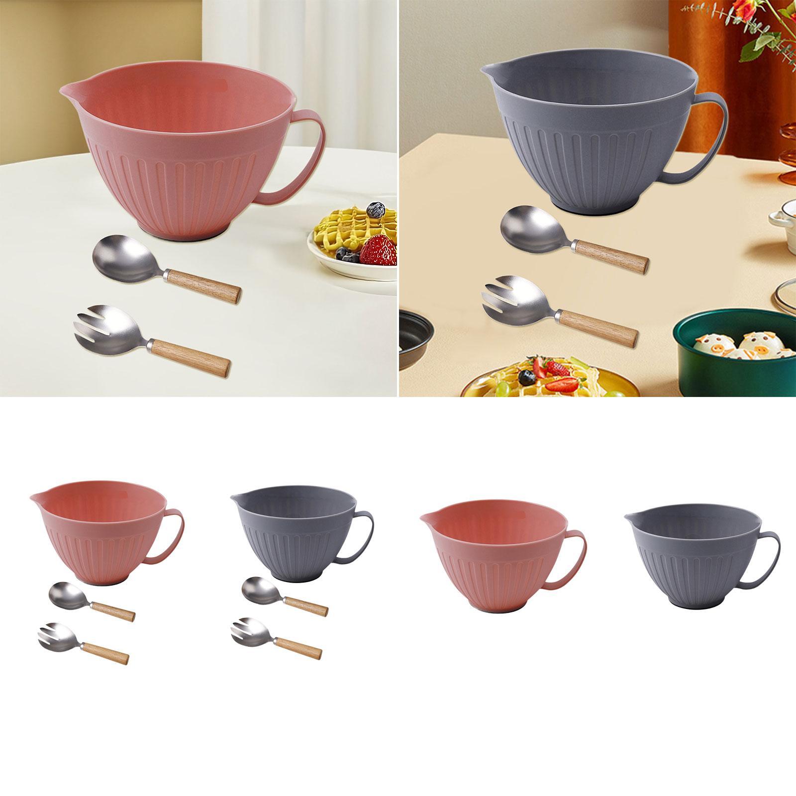 Mixing Bowl with Spout Baking  - Food Storage Eggs ulasan dan harga