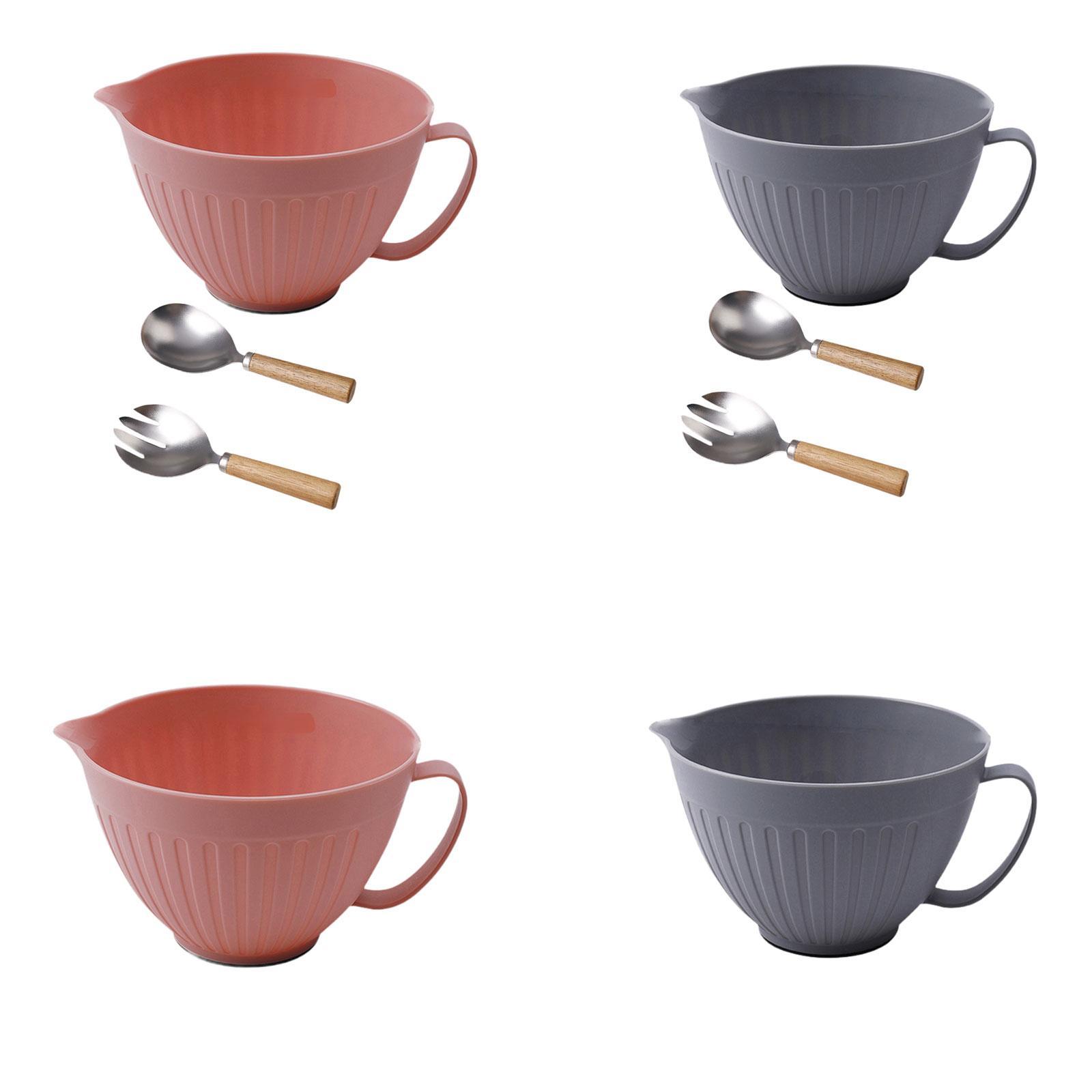 Mixing Bowl with Spout Baking  - Food Storage Eggs ulasan dan harga