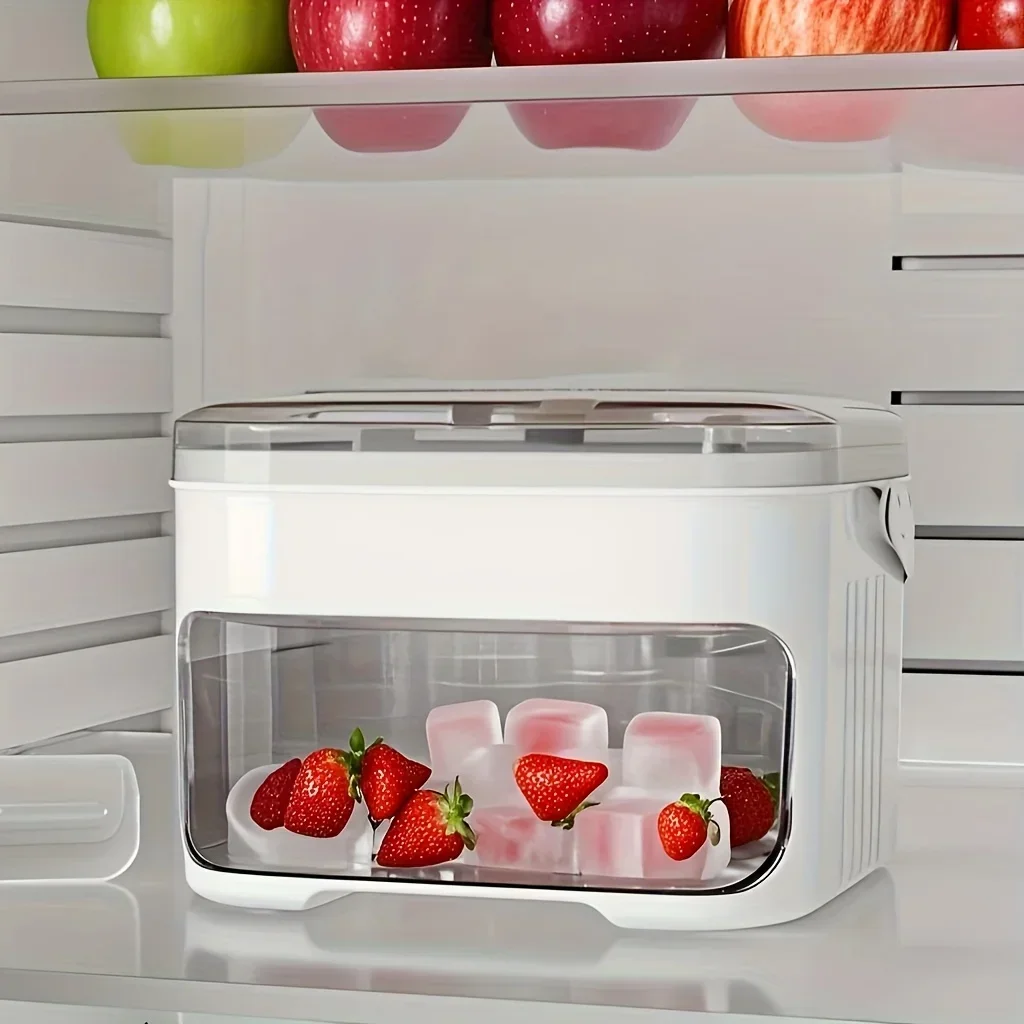 Cube Ice Maker with Easy Press - Food Storage Large ulasan dan harga