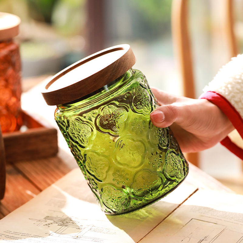 Vintage Glass Kitchen Storage  - Food Storage Jars Airtight ulasan dan harga