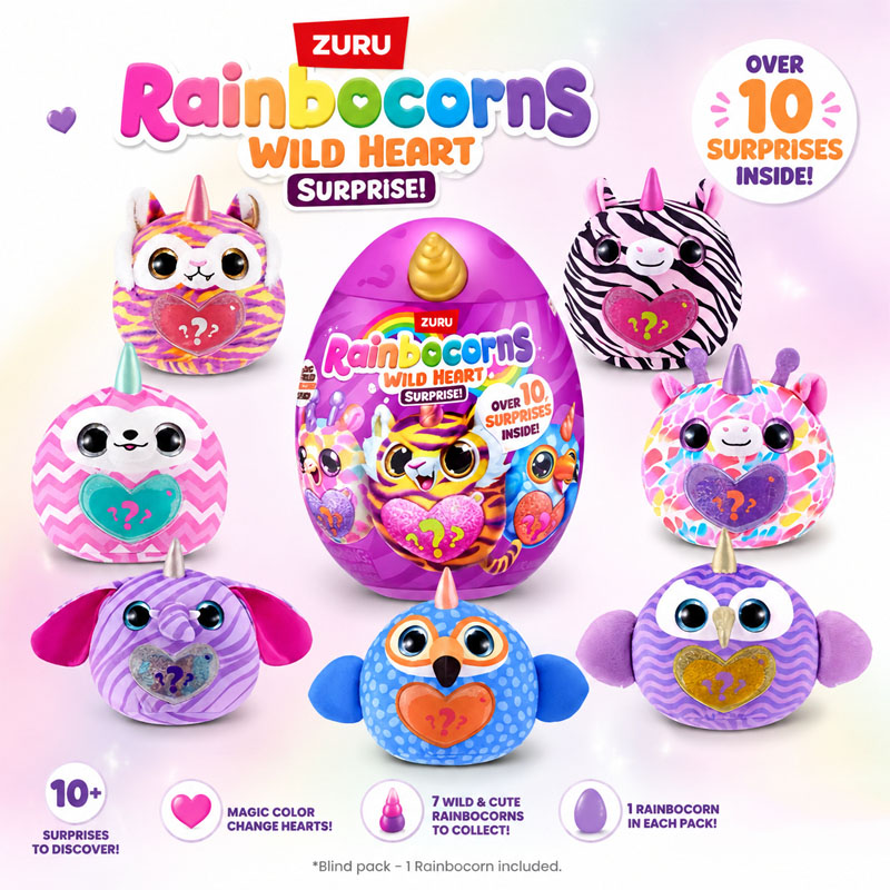 ZURU Rainocorns Wild Heart Sur - Food Storage Eggs ulasan dan harga