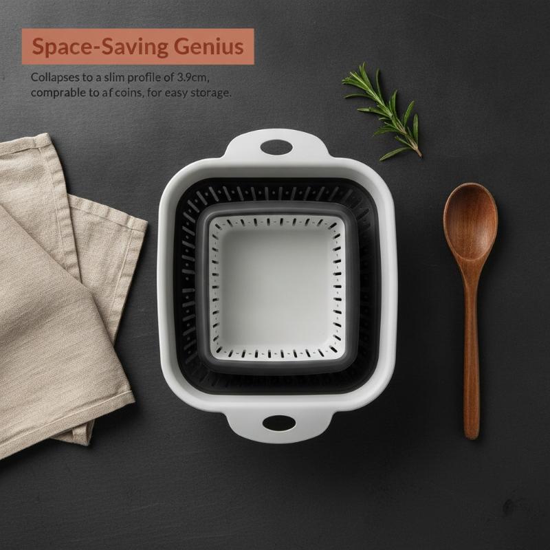 Durable Silicone Folding Drain - Food Storage Vegetables ulasan dan harga