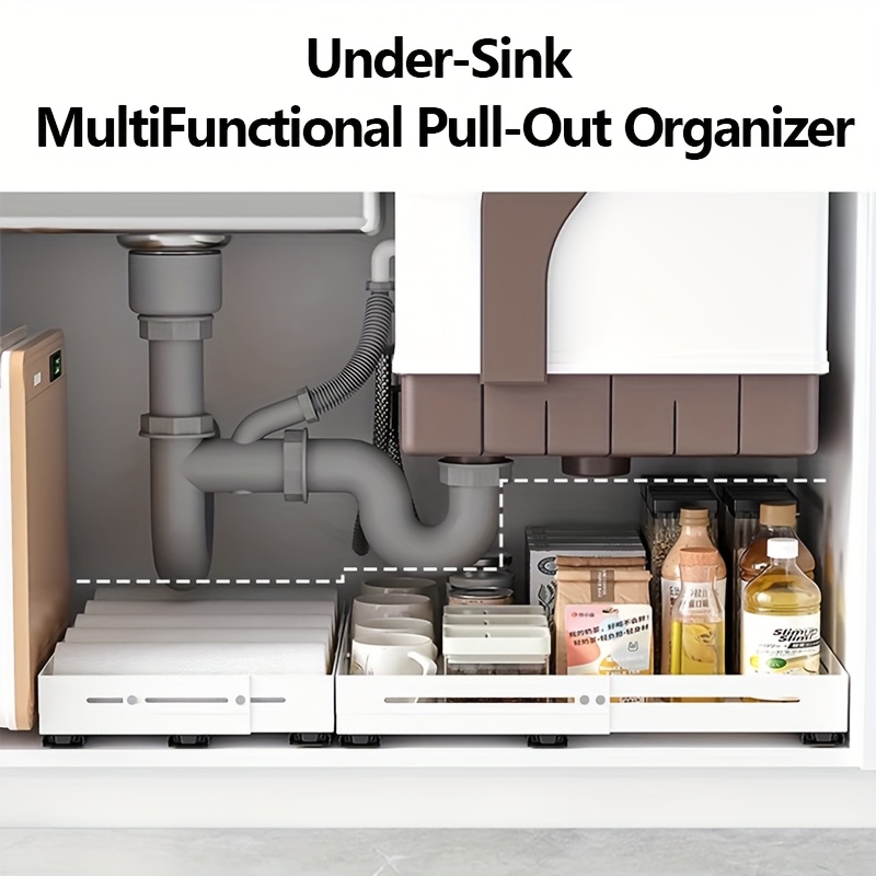 Pull Out Tray Organizer Kitche - Food Storage Drawers ulasan dan harga