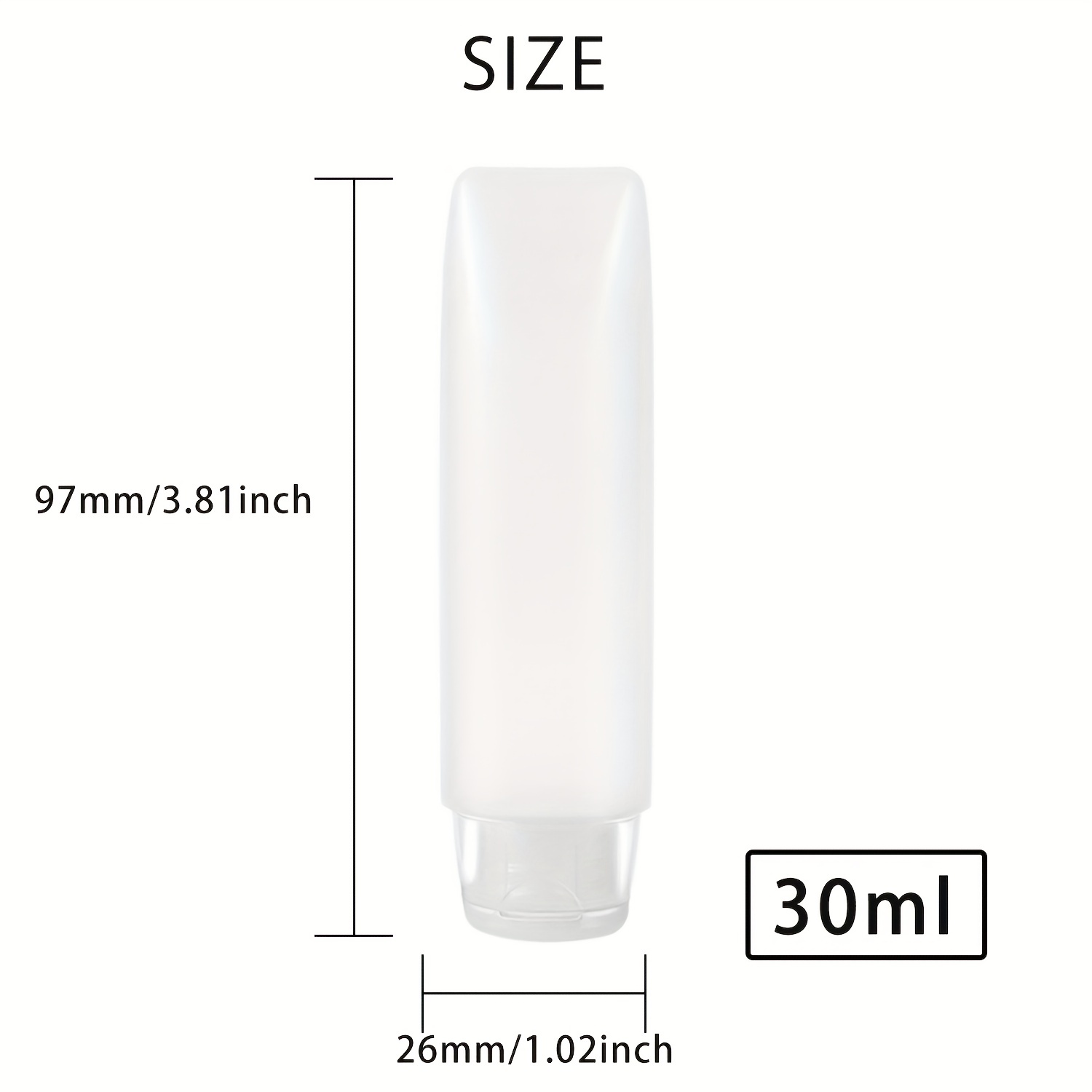 10pcs 30/50ml Empty Refillable - Condiment Squeeze Bottle ulasan dan harga