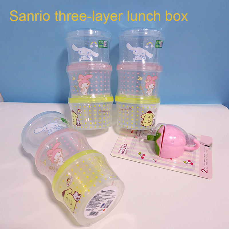Kitty Bento Box Set 3 Pieces C - Food Storage Room ulasan dan harga