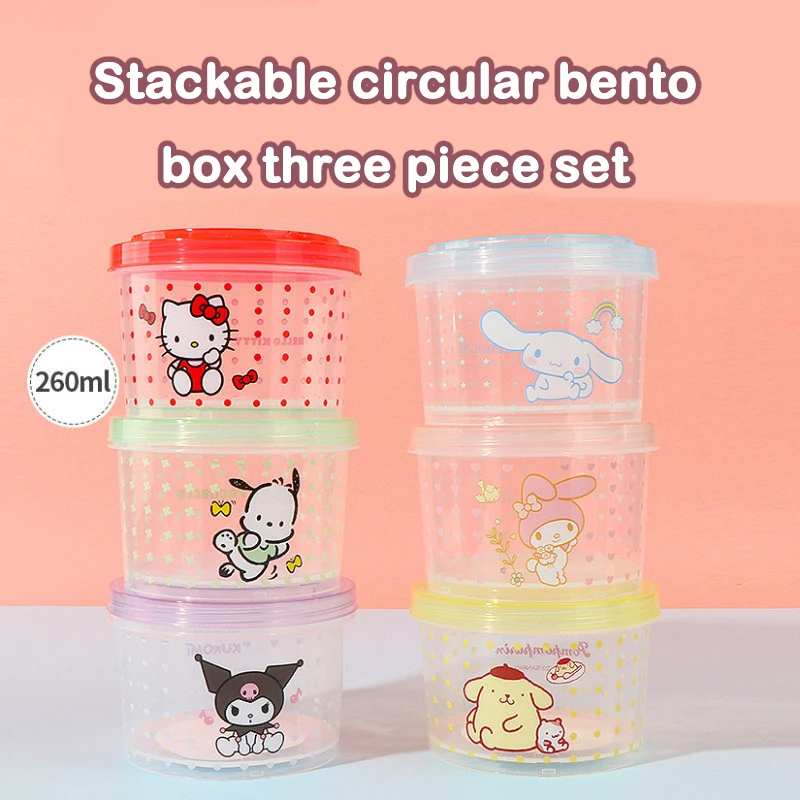 Kitty Bento Box Set 3 Pieces C - Food Storage Room ulasan dan harga